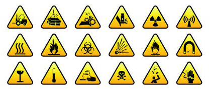 Yellow-Colored Safety Signage 