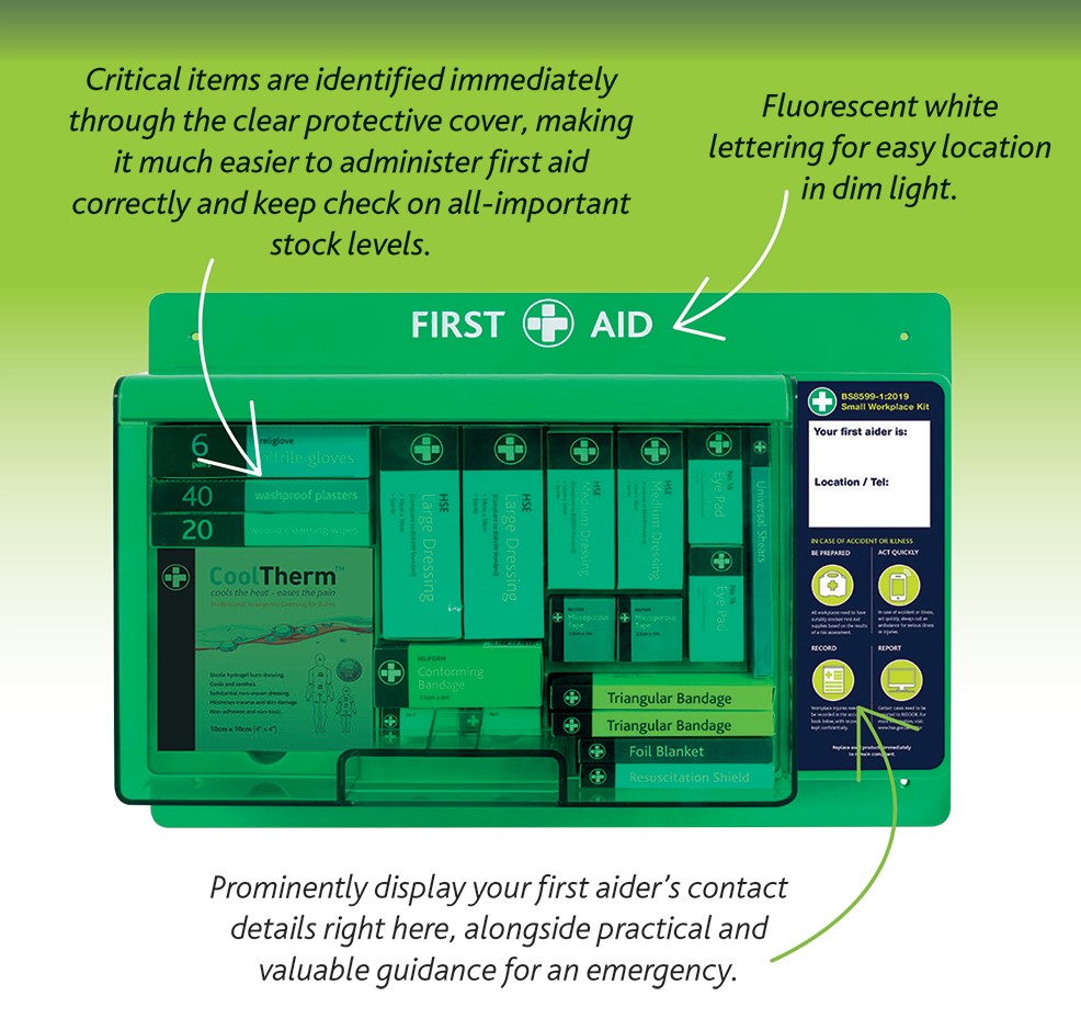 Deluxe First Aid Wall Station