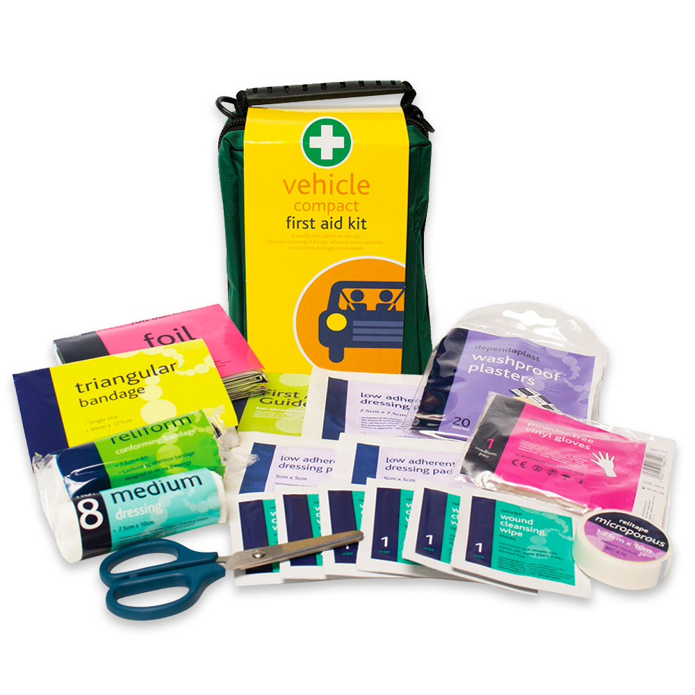 Compact Vehicle First Aid Kit - Foggy Season